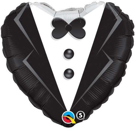 Folienballon Wedding Tuxedo - Hochzeit