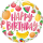 Folienballon HBD - Birthday Fruits