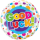 Folienballon Good Luck Colorful Dots