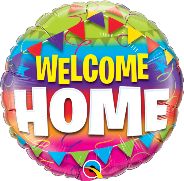Folienballon Welcome - Welcome home
