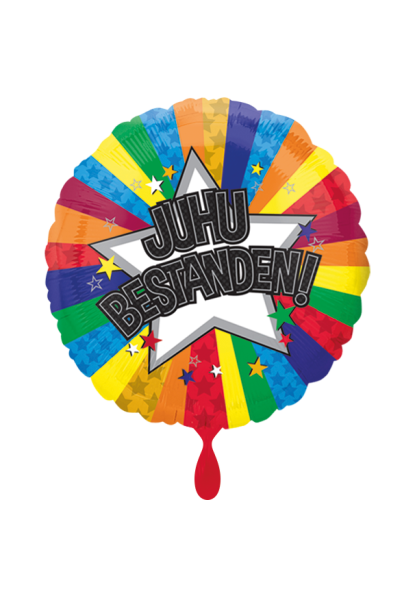 Folienballon Prüfung - Juhu Bestanden !