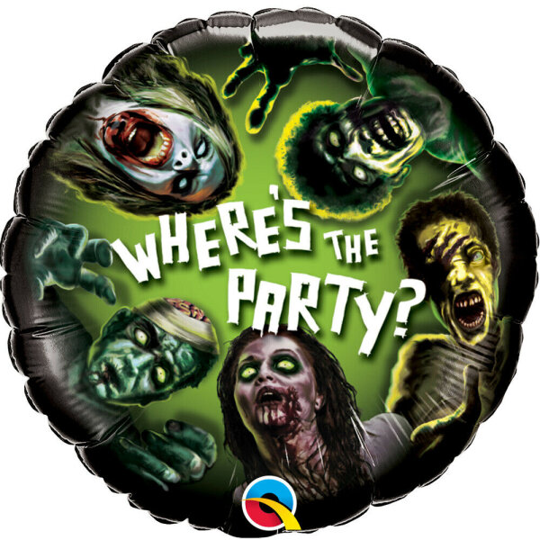 Folienballon Halloween Zombie Party
