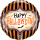 Folienballon Halloween Stripes