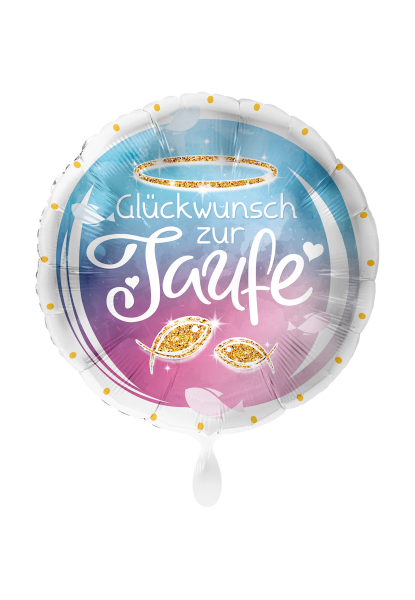 Folienballon Taufe - Glückwunscn