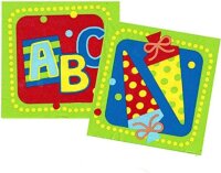 Servietten Einschulung - Schulanfang ABC