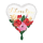 Folienballon Rose Bouquet