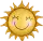 Folienballon Sonne
