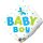 Folienballon Baby - Boy Dots and Butterfly