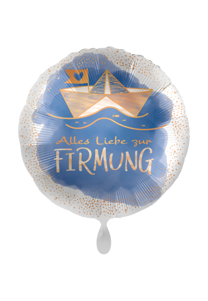 Folienballon Firmung Sailing Ship