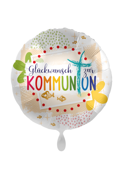 Folienballon Glückwunsch zur Kommunion