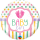 Folienballon BABY - Girl LO(FEET)E