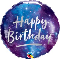 Folienballon HBD - Birthday Galaxy