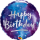Folienballon HBD - Birthday Galaxy
