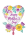 Folienballon HMD - Watercolor Flowers