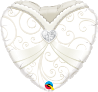 Folienballon Wedding Gown - Hochzeit