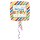 Folienballon HBD - Square Stripes & Dots