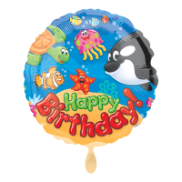 Folienballon Trend Sea Buddies Birthday - HBD