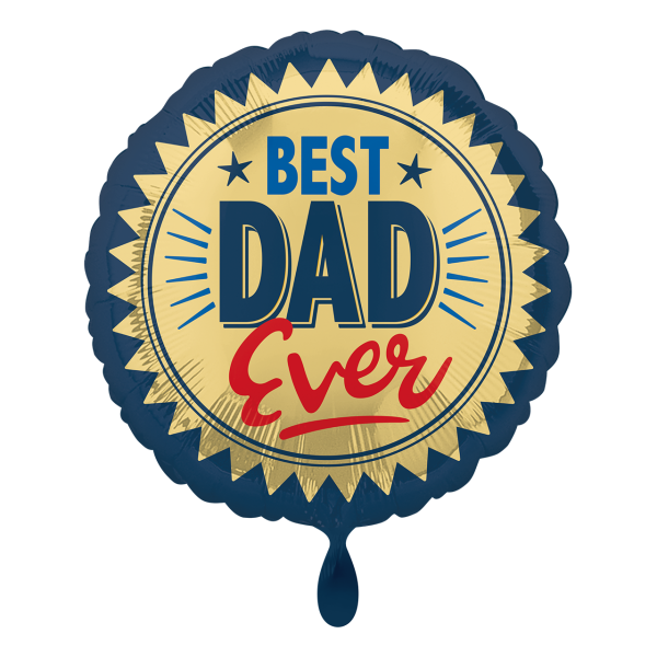Folienballon HFD - Best Dad Ever Gold Stamp*