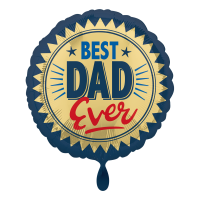 Folienballon HFD - Best Dad Ever Gold Stamp*