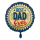 Folienballon HFD - Best Dad Ever Gold Stamp*