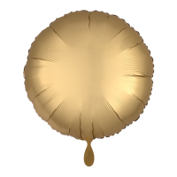 Folienballon SC - Rund Satin Gold