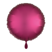 Folienballon SC - Rund Satin Pommegranate