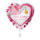 Folienballon Alles Liebe zur Geburt Pink