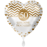 Folienballon Goldene Hochzeit groß