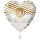 Folienballon Goldene Hochzeit groß
