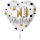Folienballon 50 Jahre Glücklich Verheiratet groß