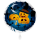 Folienballon Fröhlicher Kürbis groß