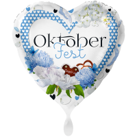 Folienballon Oktoberfest Herzen groß