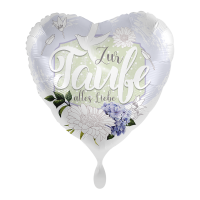 Folienballon Taufe - Blüten