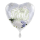 Folienballon Taufe - Blüten