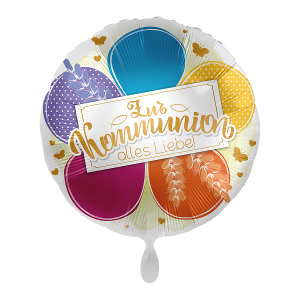 Folienballon Kommunion Blume