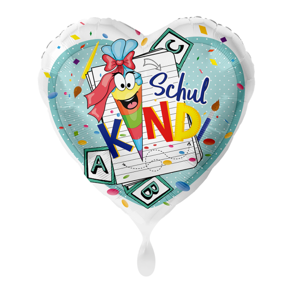 Folienballon Einschulung - Schulkind