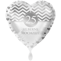 Folienballon Silberne Hochzeit groß