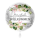 Folienballon Herzlich Willkommen Greenery