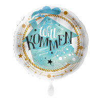 Folienballon Willkommen Haus