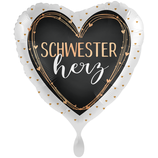 Folienballon Schwesterherz groß