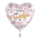Folienballon Hurra, ein Mädchen