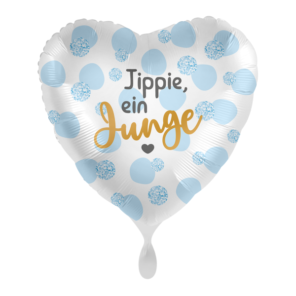 Folienballon Yippie, ein Junge