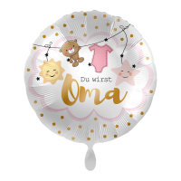 Folienballon Du wirst Oma