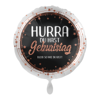 Folienballon Hurra Geburtstag