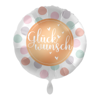 Folienballon Glückwunsch Dots