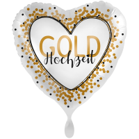 Folienballon Goldhochzeit groß