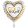 Folienballon Goldhochzeit groß
