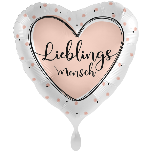 Folienballon Lieblingsmensch groß