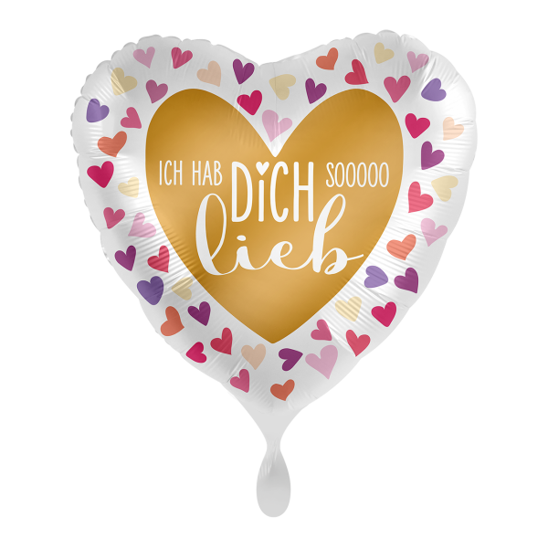 Folienballon Ich hab Dich sooooo lieb