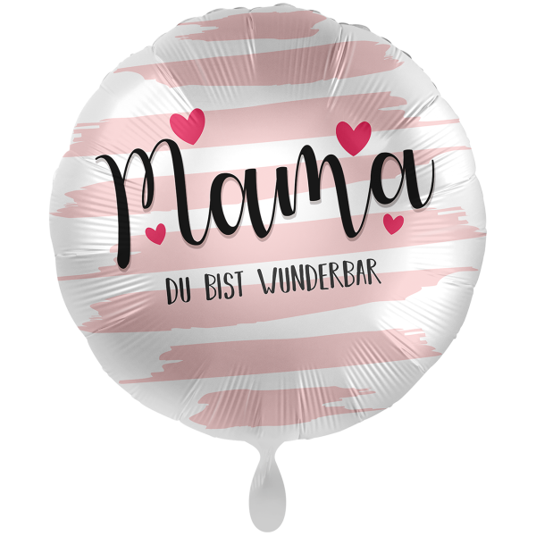 Folienballon Mama Du bist wunderbar